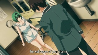 Green Haired Beauty Loves Using Her Huge Tits to Pleasure a Big Cock